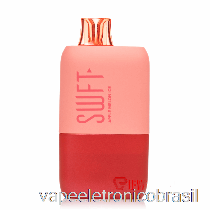 Vape Recarregável Swft Icon 7500 Display Inteligente Descartável Apple Melon Ice